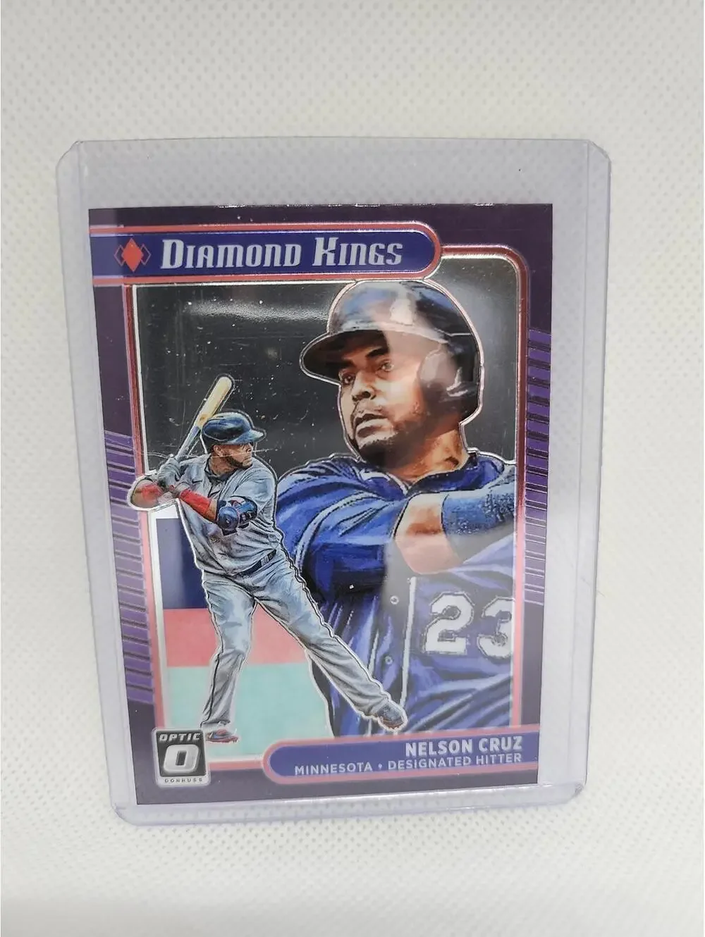 Nelson Cruz - Diamond Kings 2021 Panini Donruss OPTIC - #6 - Twins - RAW Mint